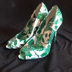 ALDO peep toe stilettos